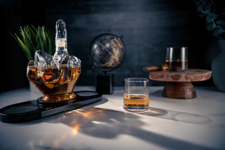 Middle Finger Novelty Whisky Decanter