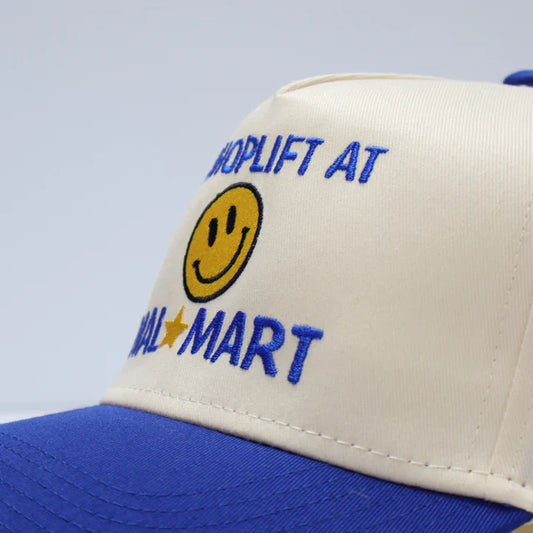 I Shoplift At W-mart Vintage Snapback Cap Hat Custom Embroidered