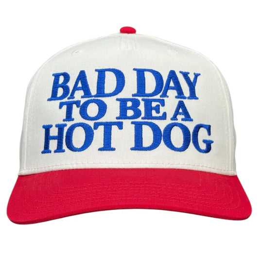 Bad Day to Be a Hot Dog Trucker Cap – Funny 4th of July Custom Embroidered Hat