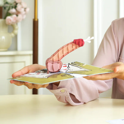 Package Arrived Inappropriate 3D Greeting Card