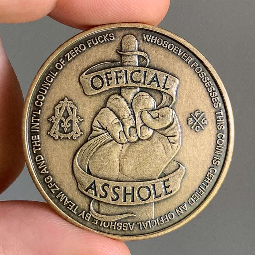 "Official Asshole" Coin