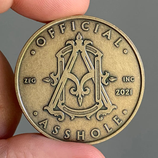"Official Asshole" Coin