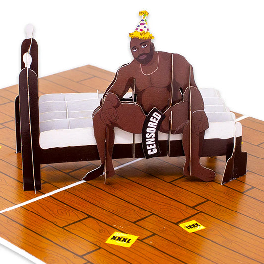 Barry Wood Birthday Inappropriate 3D Greeting Card