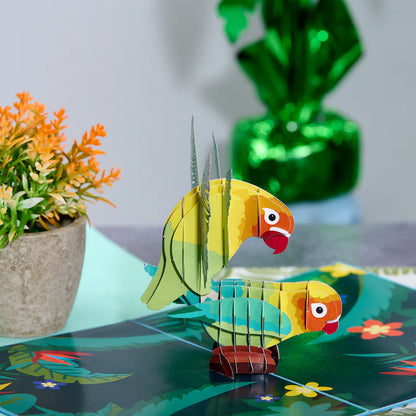 Love Birds Inappropriate 3D Greeting Card