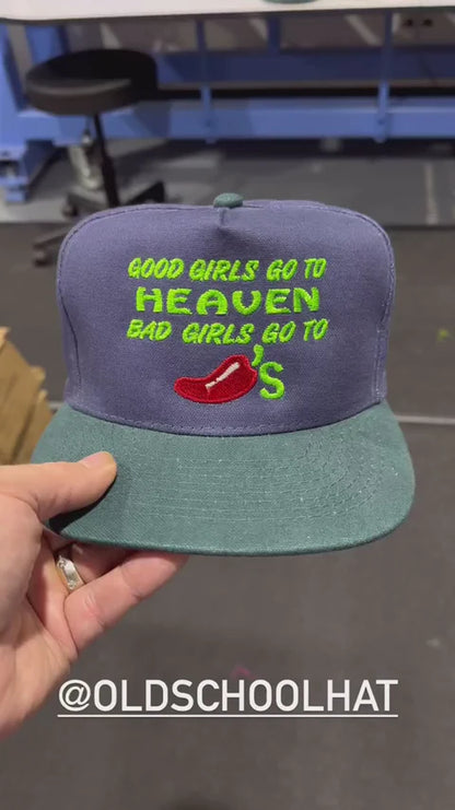 Good Girls Go to Heaven: Custom Embroidered Hat