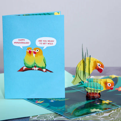 Love Birds Inappropriate 3D Greeting Card