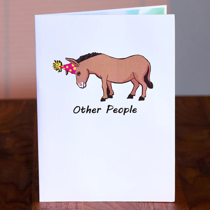 Dancing Unicorn Inappropriate 3D Greeting Card