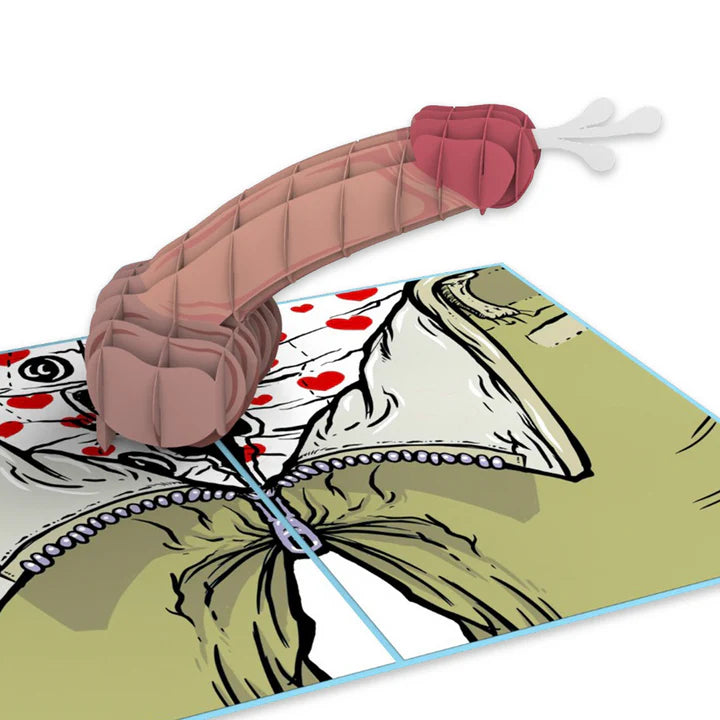 Package Arrived Inappropriate 3D Greeting Card