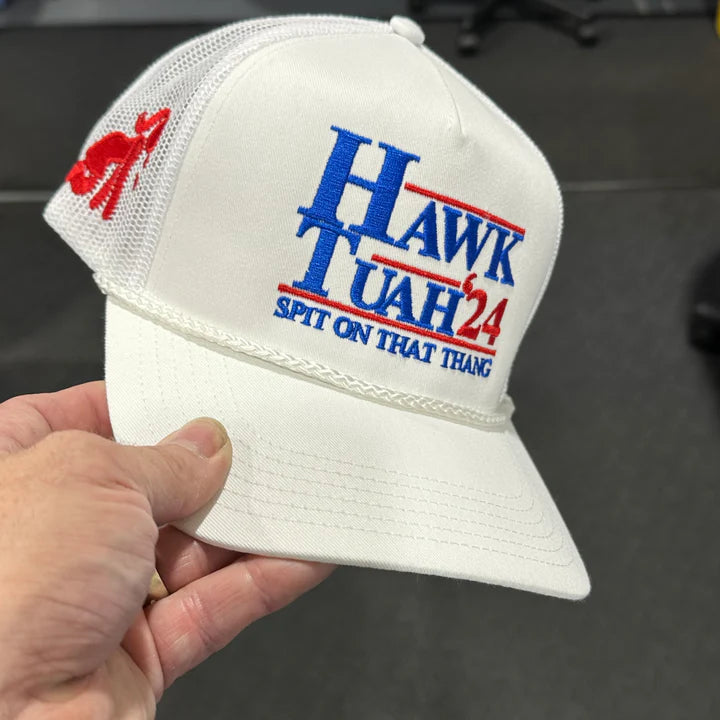 Hawk Tuah 24 Hat Five Panel Custom Embroidered