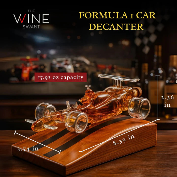 F1 Racecar Whiskey Decanter - 8.12oz