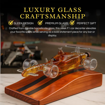 F1 Racecar Whiskey Decanter - 8.12oz