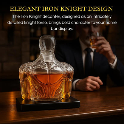 Iron Knight Decanter | Whiskey Dispenser | 25.36oz