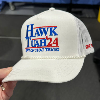 Hawk Tuah 24 Hat Five Panel Custom Embroidered