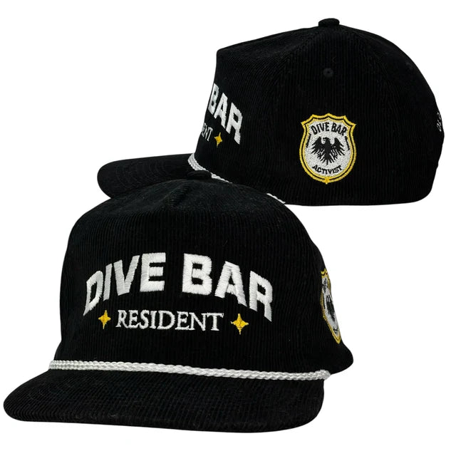 Dive Bar Resident Hat Custom Embroidered