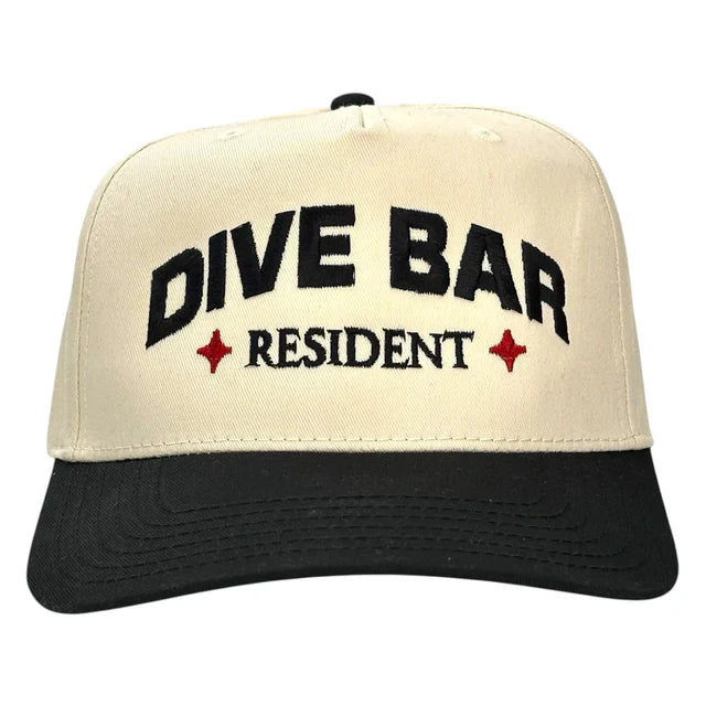 Dive Bar Resident Hat Custom Embroidered