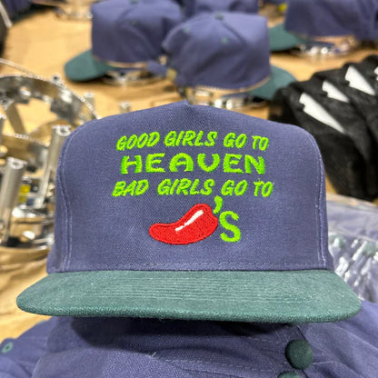 Good Girls Go to Heaven: Custom Embroidered Hat