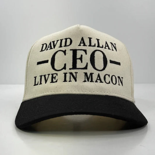 David Allan CEO Live In Macon Custom Embroidered Snapback