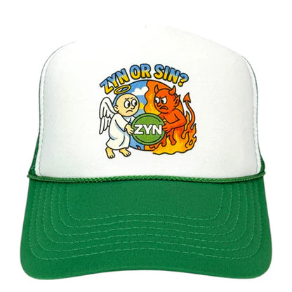 ZYN or Sin Print Custom Hat