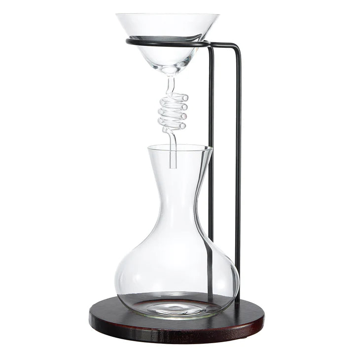Wine Tower Decanting & Aerator Set - 2 Aerating Parts - Upper & Lower