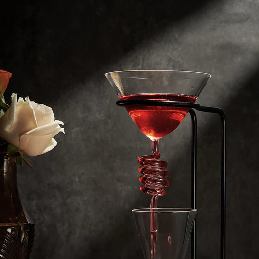 Wine Tower Decanting & Aerator Set - 2 Aerating Parts - Upper & Lower