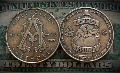 "Official Asshole" Coin