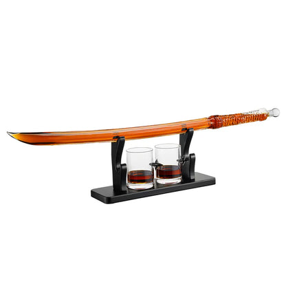 Samurai Sword Large Whiskey & Wine Decanter - 13.5OZ