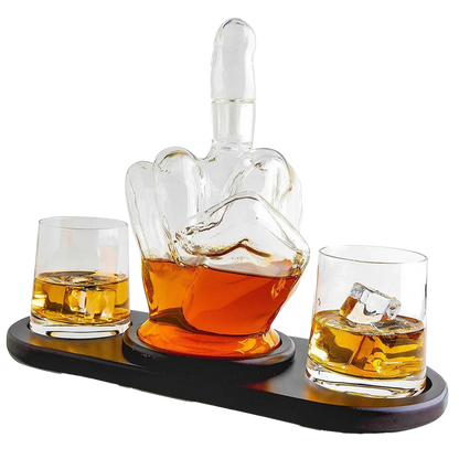 Middle Finger Novelty Whisky Decanter