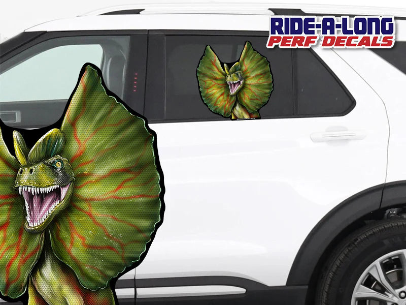 Dilophosaurus *RIDE A LONG* Perforated Decal