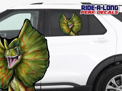 Dilophosaurus *RIDE A LONG* Perforated Decal