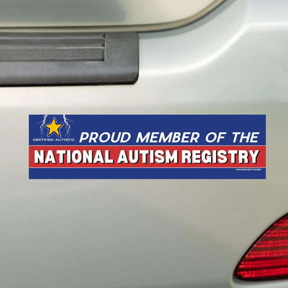 Proud Member of the National Autism Registry