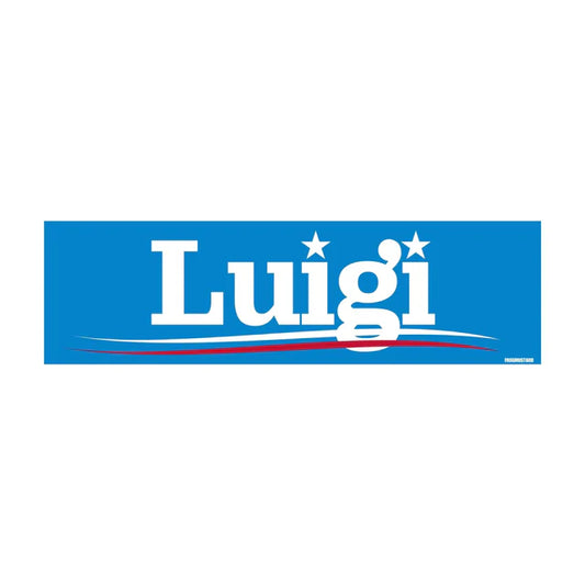 Luigi Campaign Car Decal
