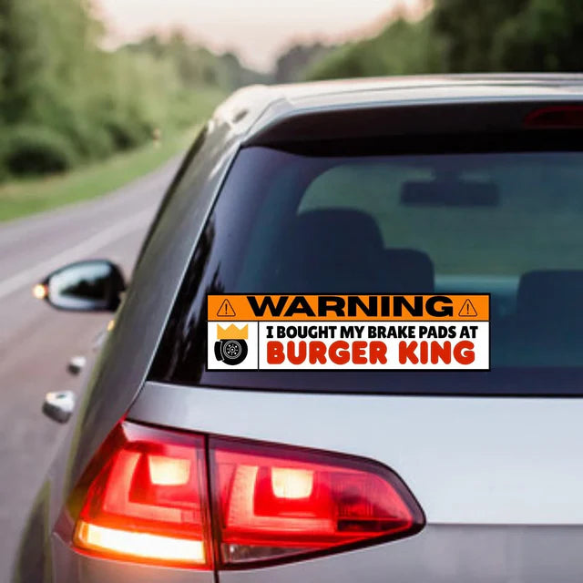 Warning! I Bought my Brake Pads from BK