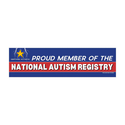 Proud Member of the National Autism Registry