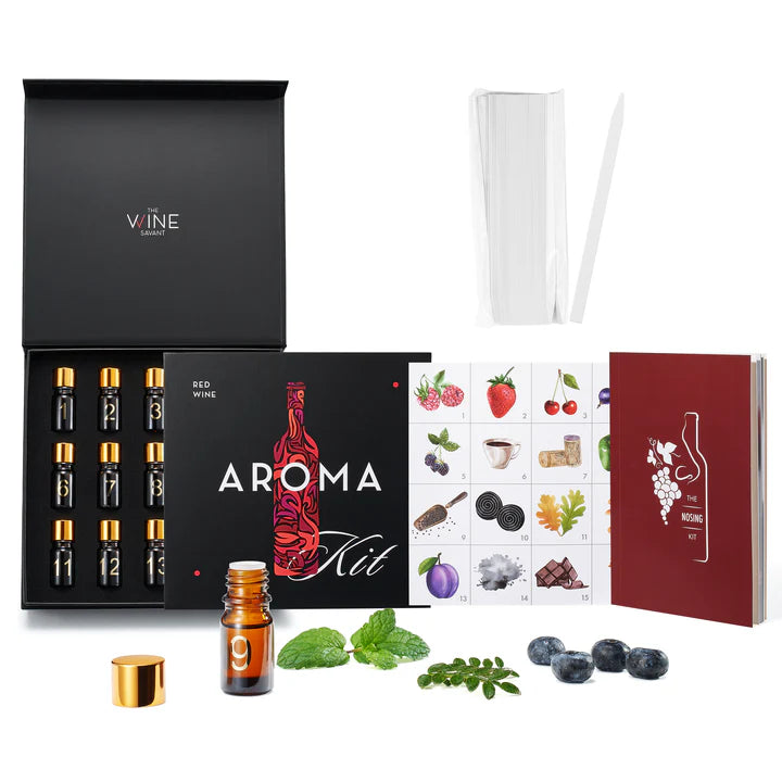 Red Wine Aroma Kit, Tasting & Smelling Aroma Set for Red Wines