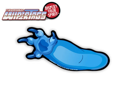 Blue Alien Arm Waving WiperTags